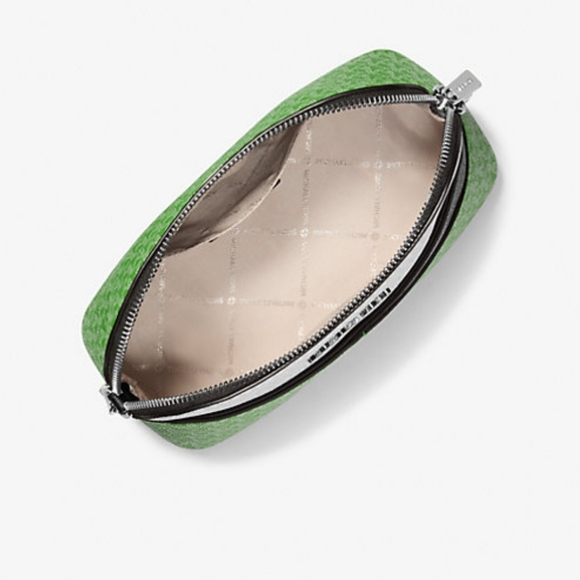 Michael Kors Green and White Color Block Crossbody Bag - Picture 2 of 5